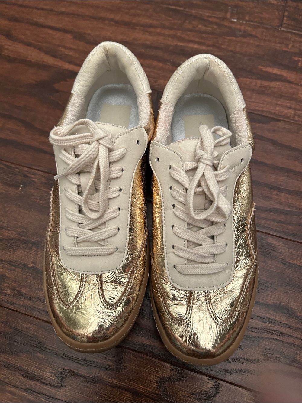 Dolce Vita gold metallic shoes